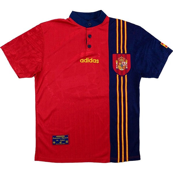 Tailandia Camiseta España 1st Retro 1996 Rojo